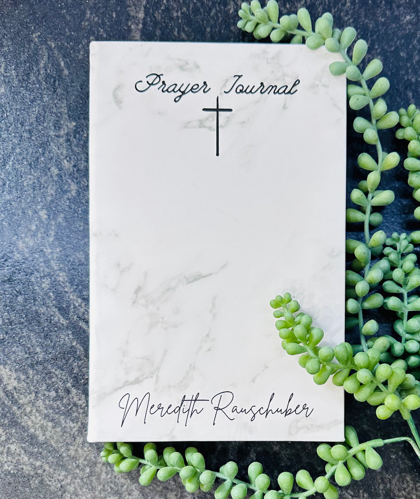 Leatherette Prayer Journal - Personalized with Name
