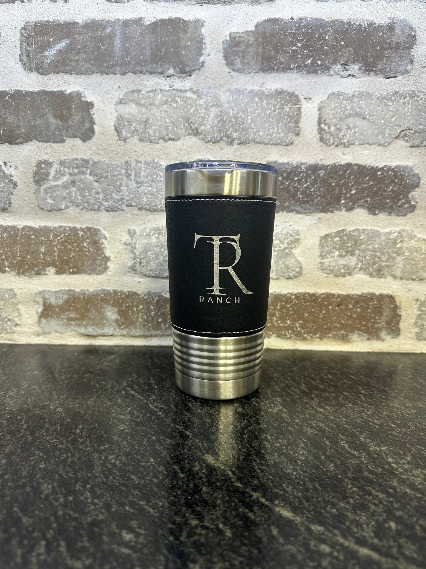20oz Leatherette Tumbler Cup - Engraved/Personalized - Polar Camel