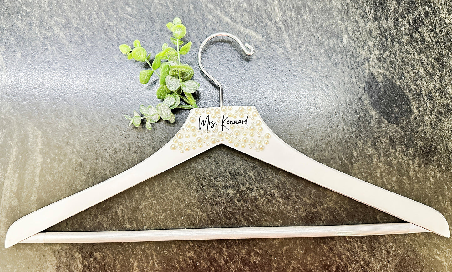 Bride & Bridesmaid Wooden Hanger - Personalized