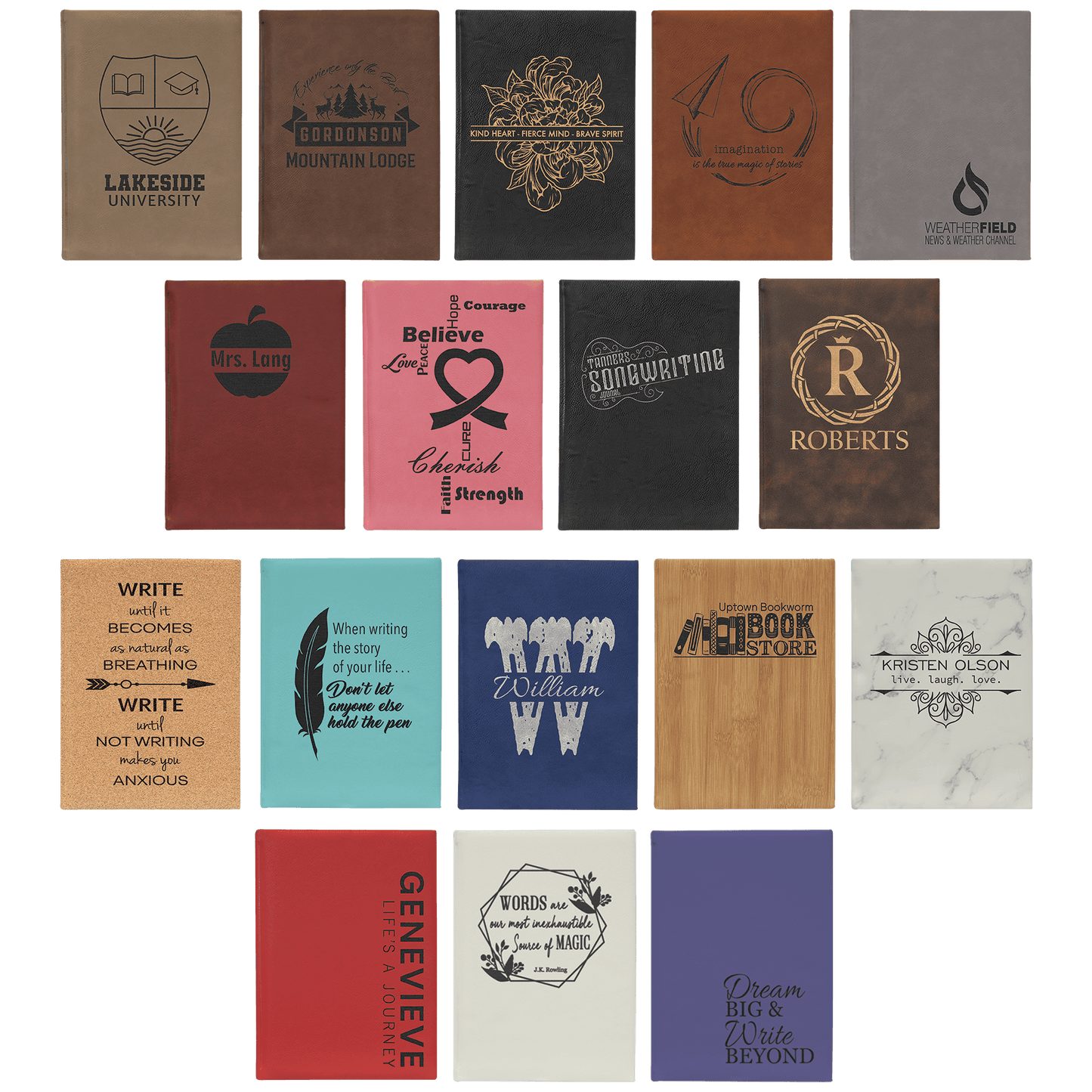 Leatherette Sermon Notes Journal