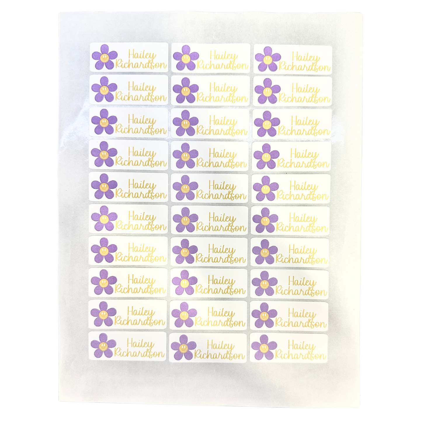 Back to School Supplies Labels - 30 per sheet - Each Label is 2.25" x .85"
