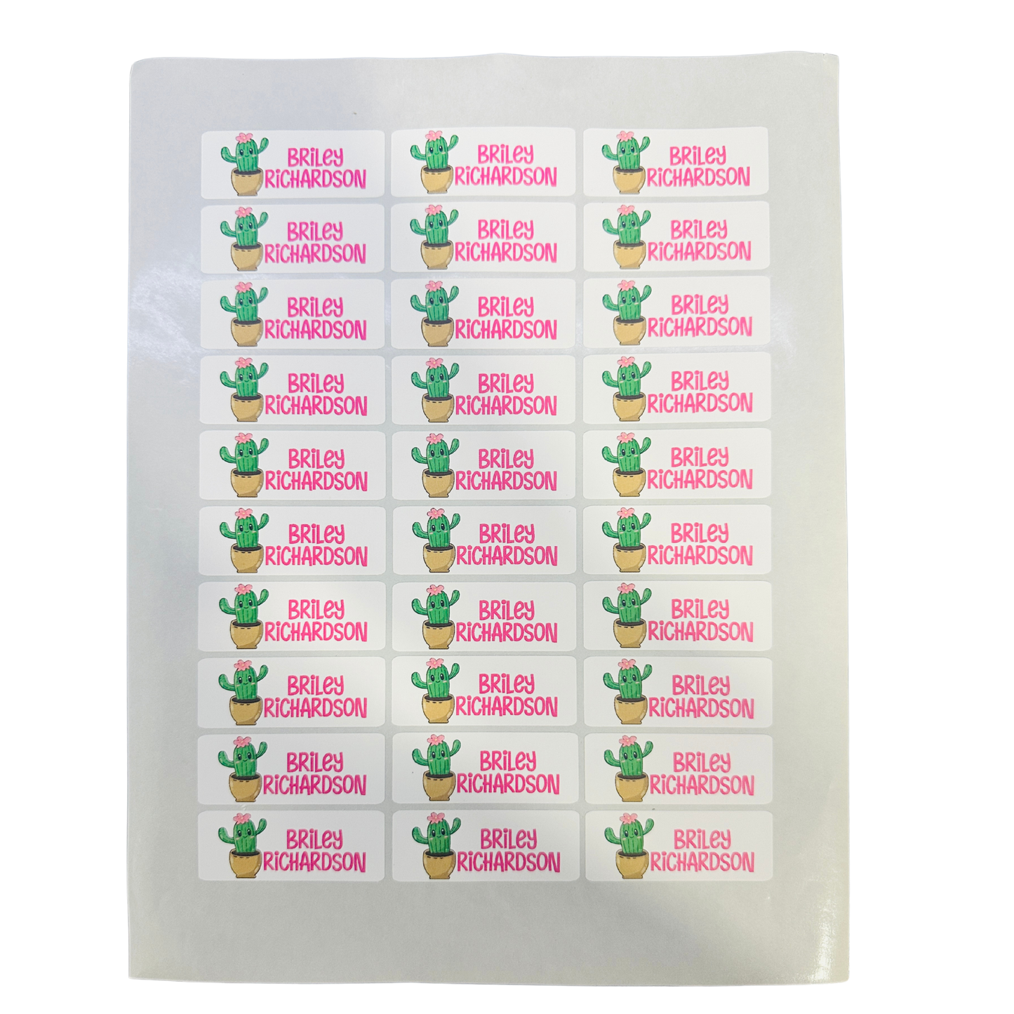 Back to School Supplies Labels - 30 per sheet - Each Label is 2.25" x .85"