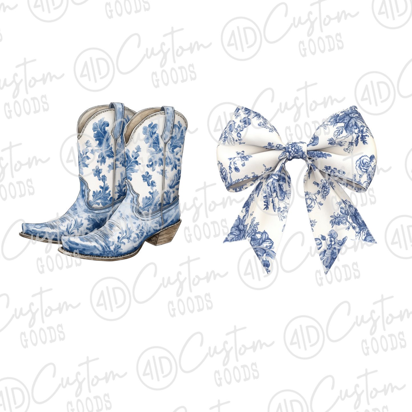 Coastal Cowgirl Boots & Bows Coquette Shirt - Comfort Colors