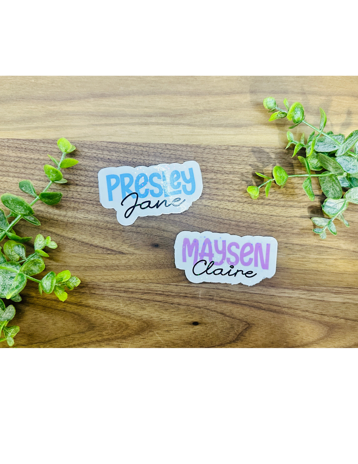 Custom Name Stickers