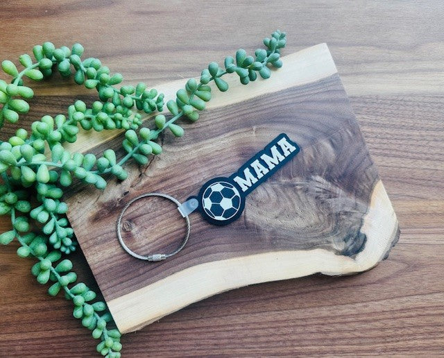 Sports Mama Keychain or Bag Tag
