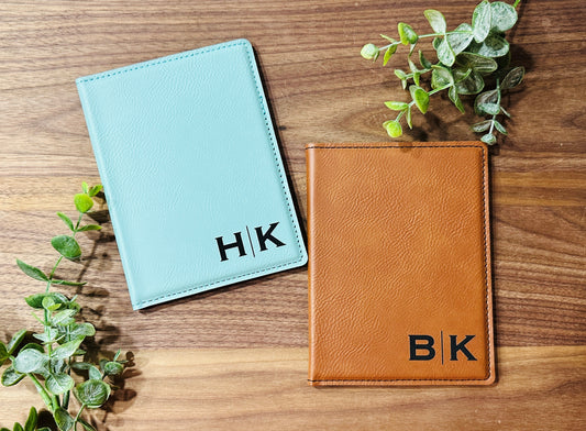 Personalized Leatherette Passport Cover
