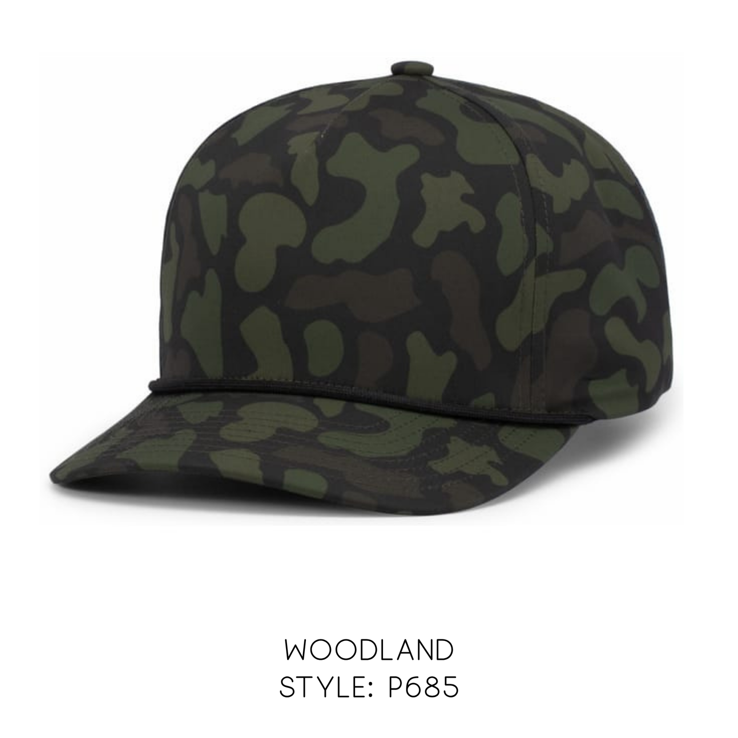 PACIFIC HEADWEAR STYLE: P685 5-PANEL TRUCKER SNAPBACK