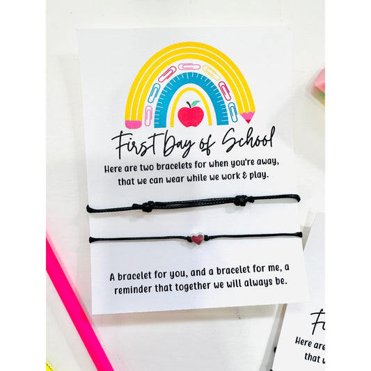 First Day of School Bracelets