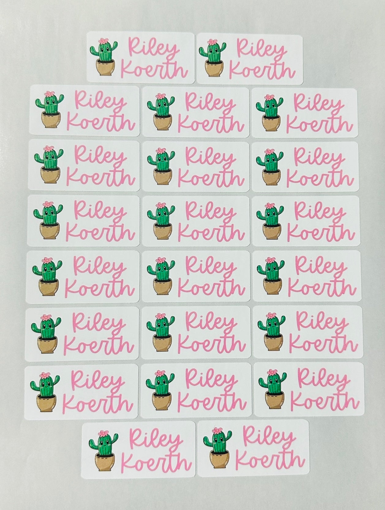 Back to School Supplies Labels - 30 per sheet - Each Label is 2.25" x .85"