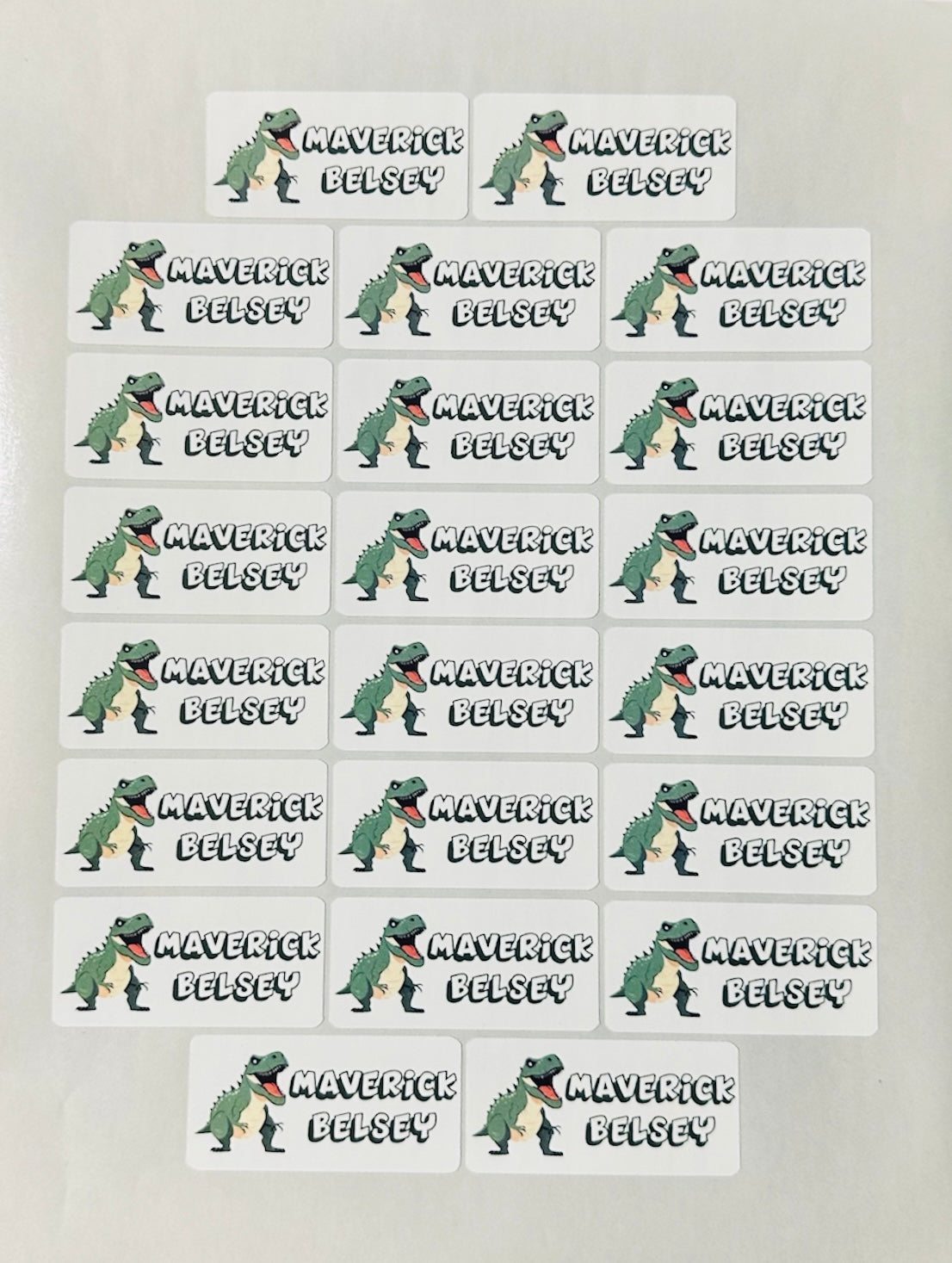 Back to School Supplies Labels - 30 per sheet - Each Label is 2.25" x .85"