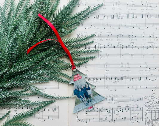 Acrylic Christmas Tree - Family Photo - Christmas Ornament