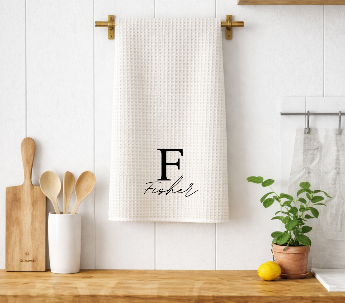 Tea Towel - Personalized - Monogram Printed