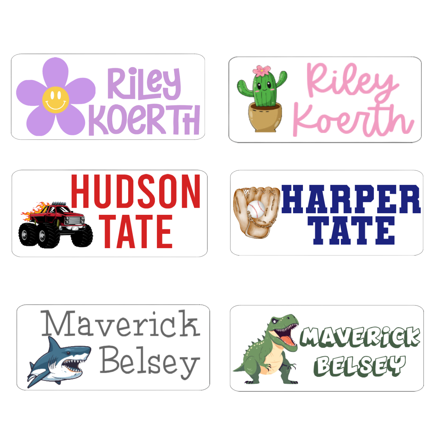 Back to School Supplies Labels - 30 per sheet - Each Label is 2.25" x .85"