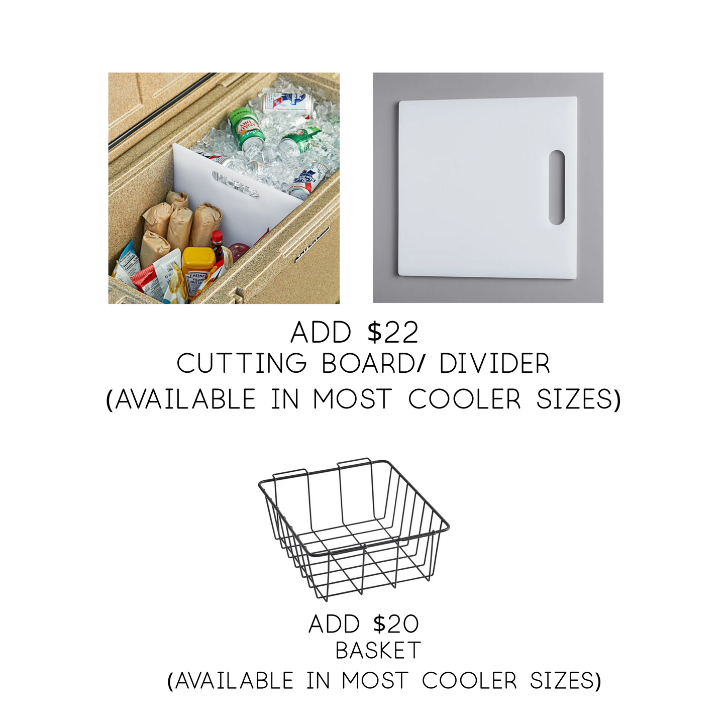 Personalized or Branded Rotomolded Style Cooler/Ice Chest - 13 Color Options - 8 Sizes/Styles