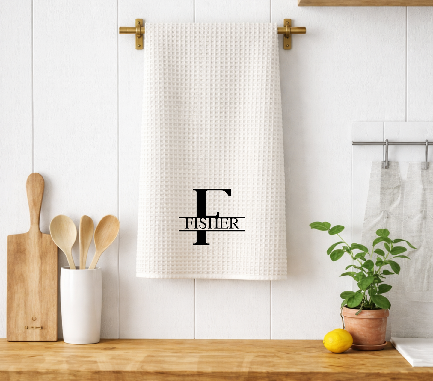 Tea Towel - Personalized - Monogram Printed
