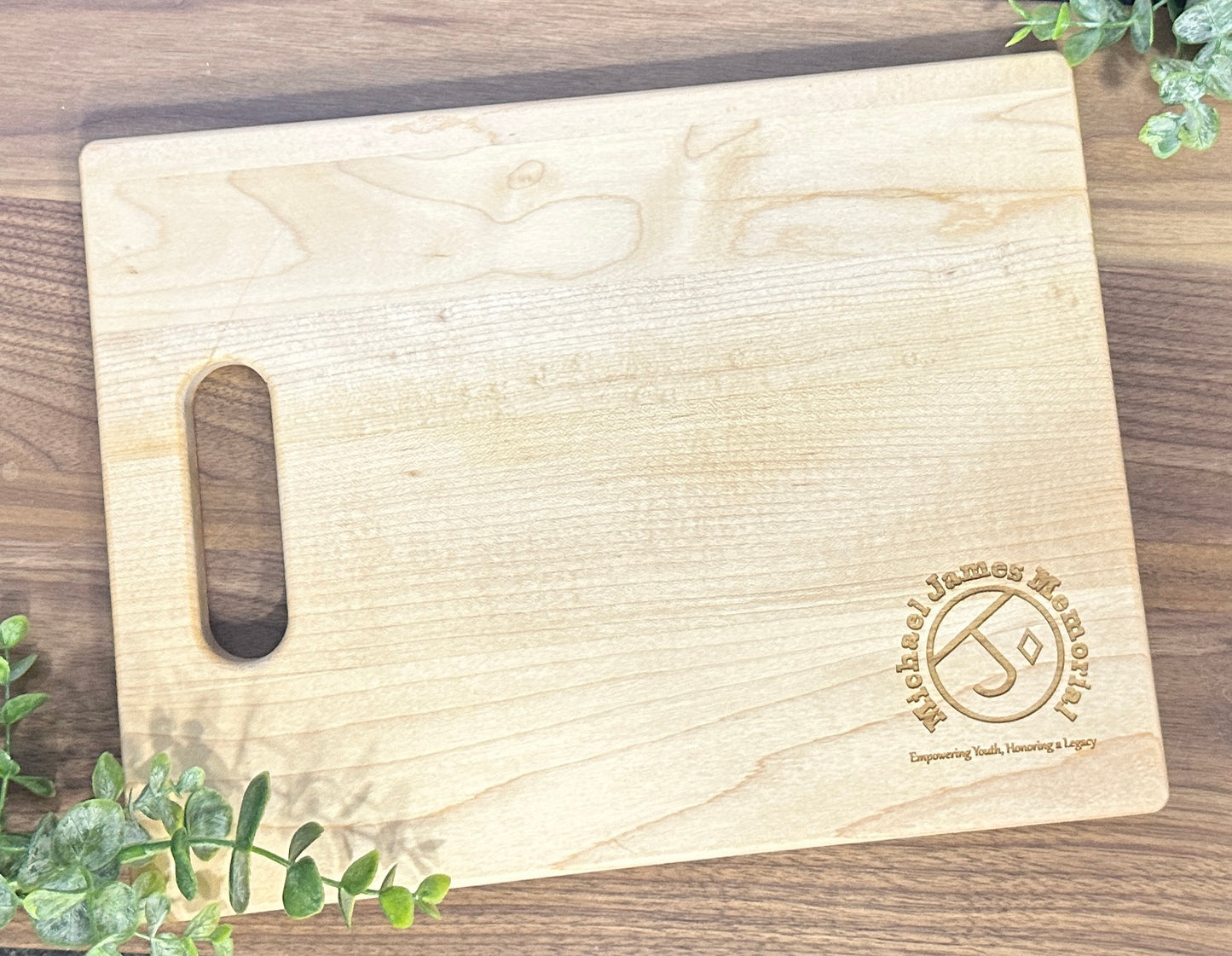 13.75" x 9.75" Personalized Maple Cutting Board