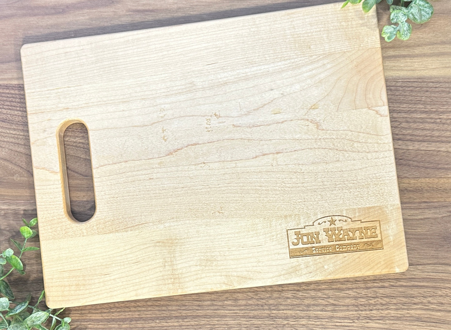 13.75" x 9.75" Personalized Maple Cutting Board