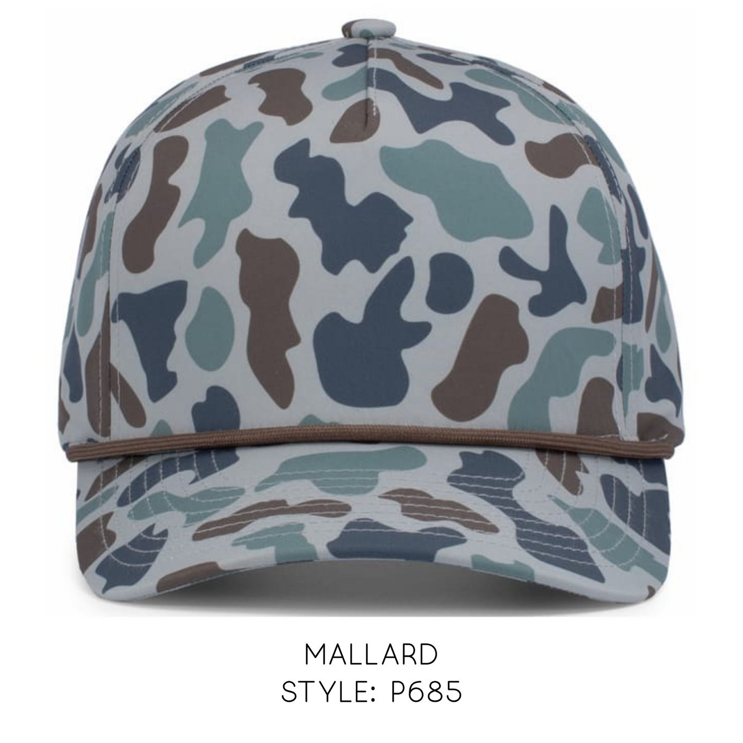 PACIFIC HEADWEAR STYLE: P685 5-PANEL TRUCKER SNAPBACK