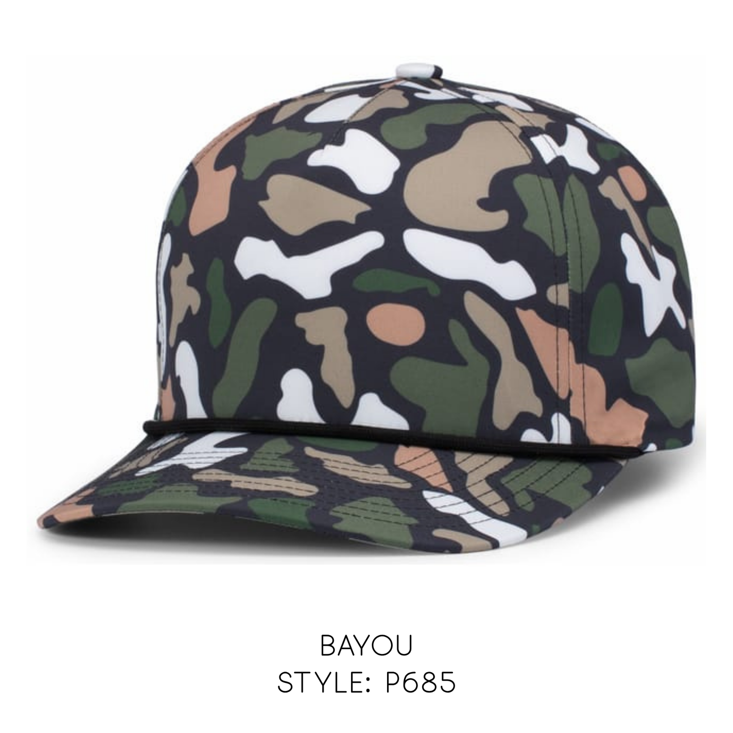 PACIFIC HEADWEAR STYLE: P685 5-PANEL TRUCKER SNAPBACK