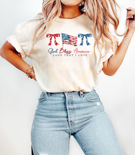 🇺🇸 God Bless America Tee – Land That I Love 🇺🇸 - JULY 4th