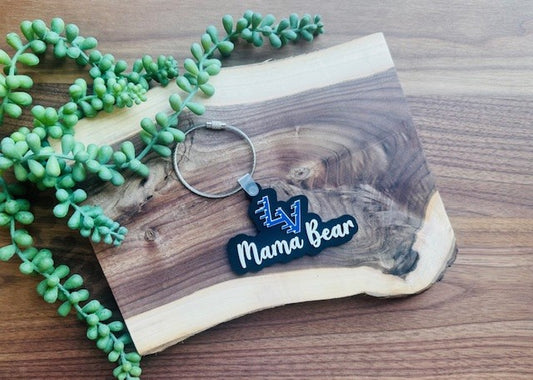 La Vernia Mama Bear Keychain or Bag Tag