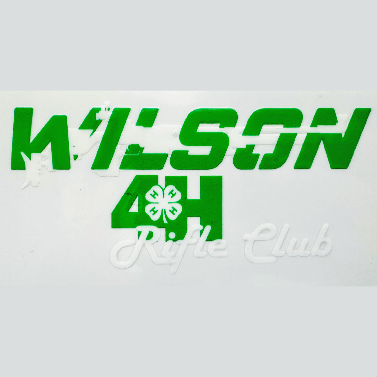 Wilson 4H Rifle Club UV Decal