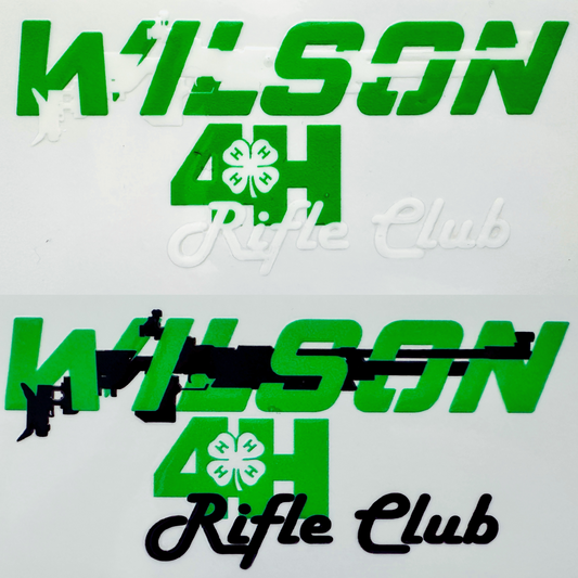 Wilson 4H Rifle Club UV Decal