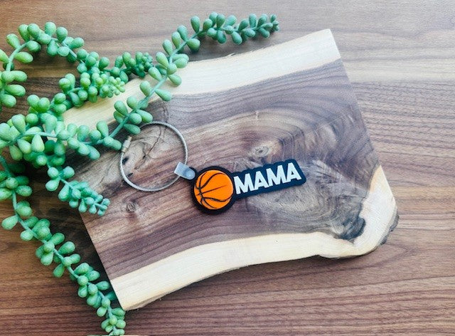 Sports Mama Keychain or Bag Tag